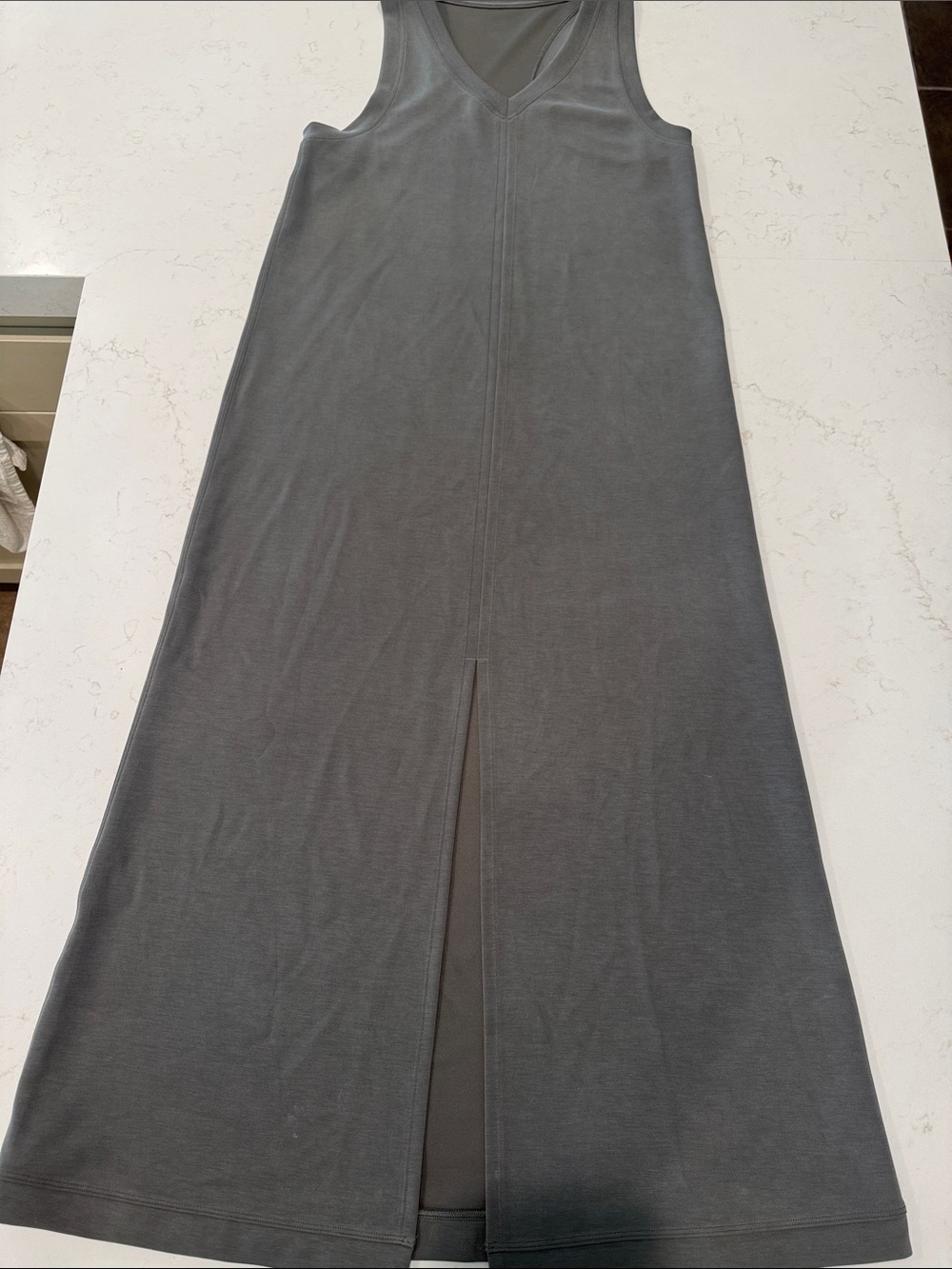 lululemon athletica Sleeveless Maxi Dress in Charcoal Gray